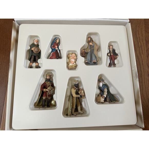 VTG Schleich Krippefiguren 8 Piece Nativity Figurines Set Christmas RETIRED - Picture 3 of 4